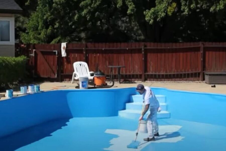 Types of swimming pool paint? Cost of painting a pool? Can I DIY?